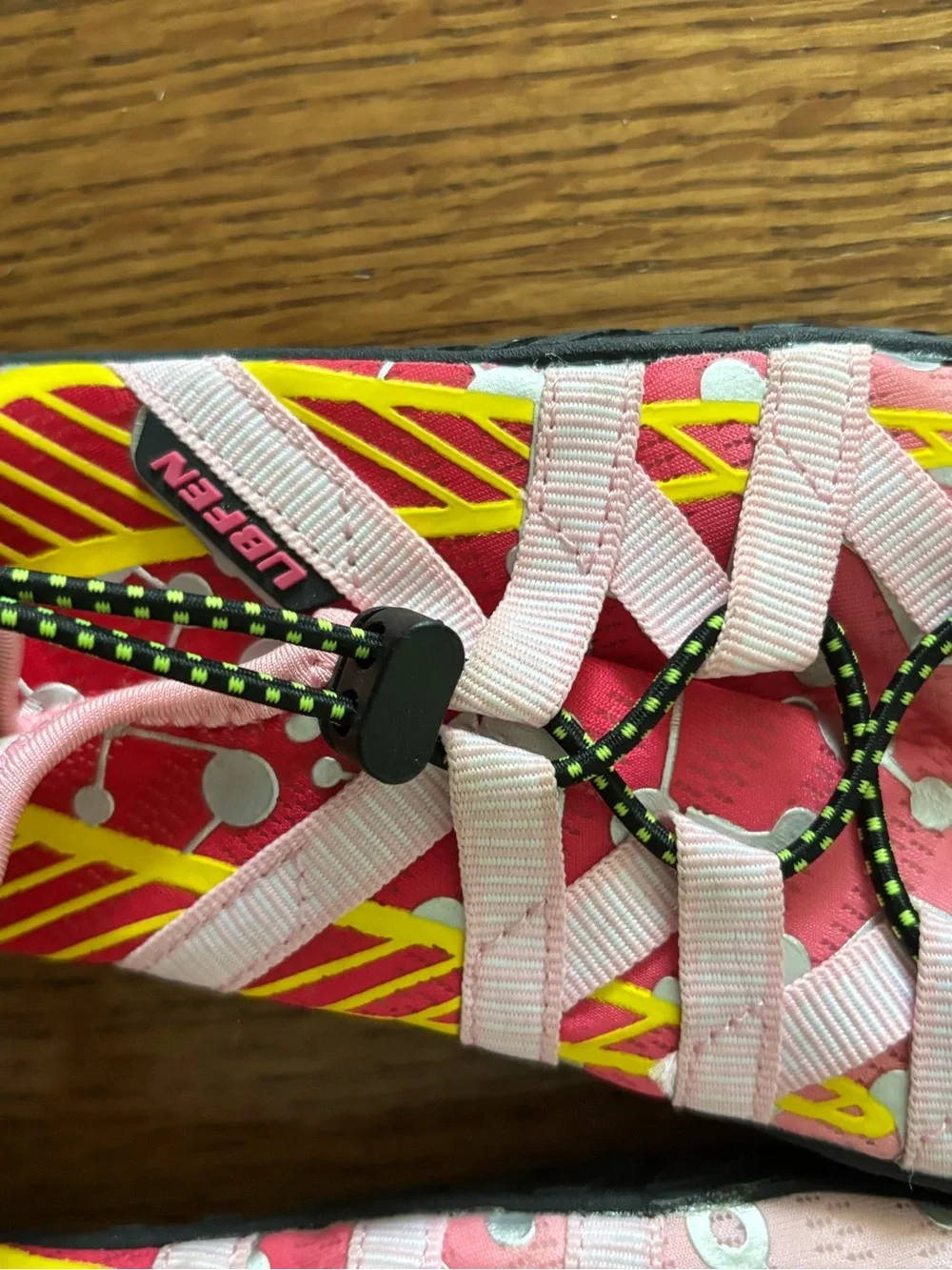Fun water shoes! Colorful and durable. Size 34; Ubfen